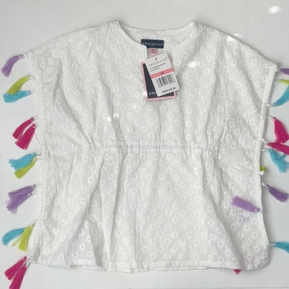 Andy  Evan Tassel Poncho Coverup - Picture 5 of 9
